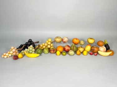 Group of Italian Alabaster Fruit
