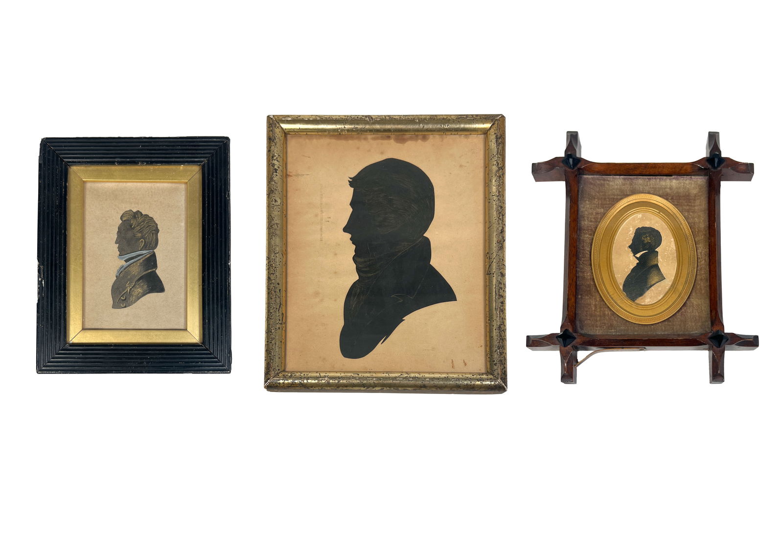 Set of Three Silhouette Portraits (1 of 6)