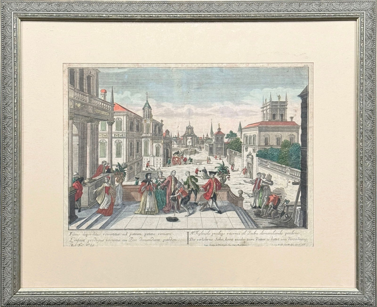 Engraving by Georg Balthasar Probst (1 of 4)