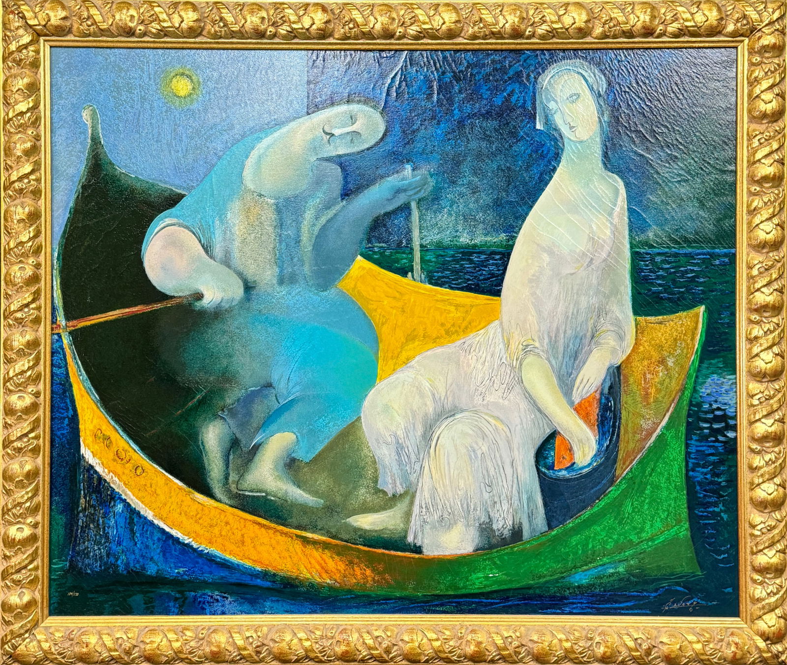 Silence of the Night Serigraph by Gevorg Yeghiazarian (1 of 6)