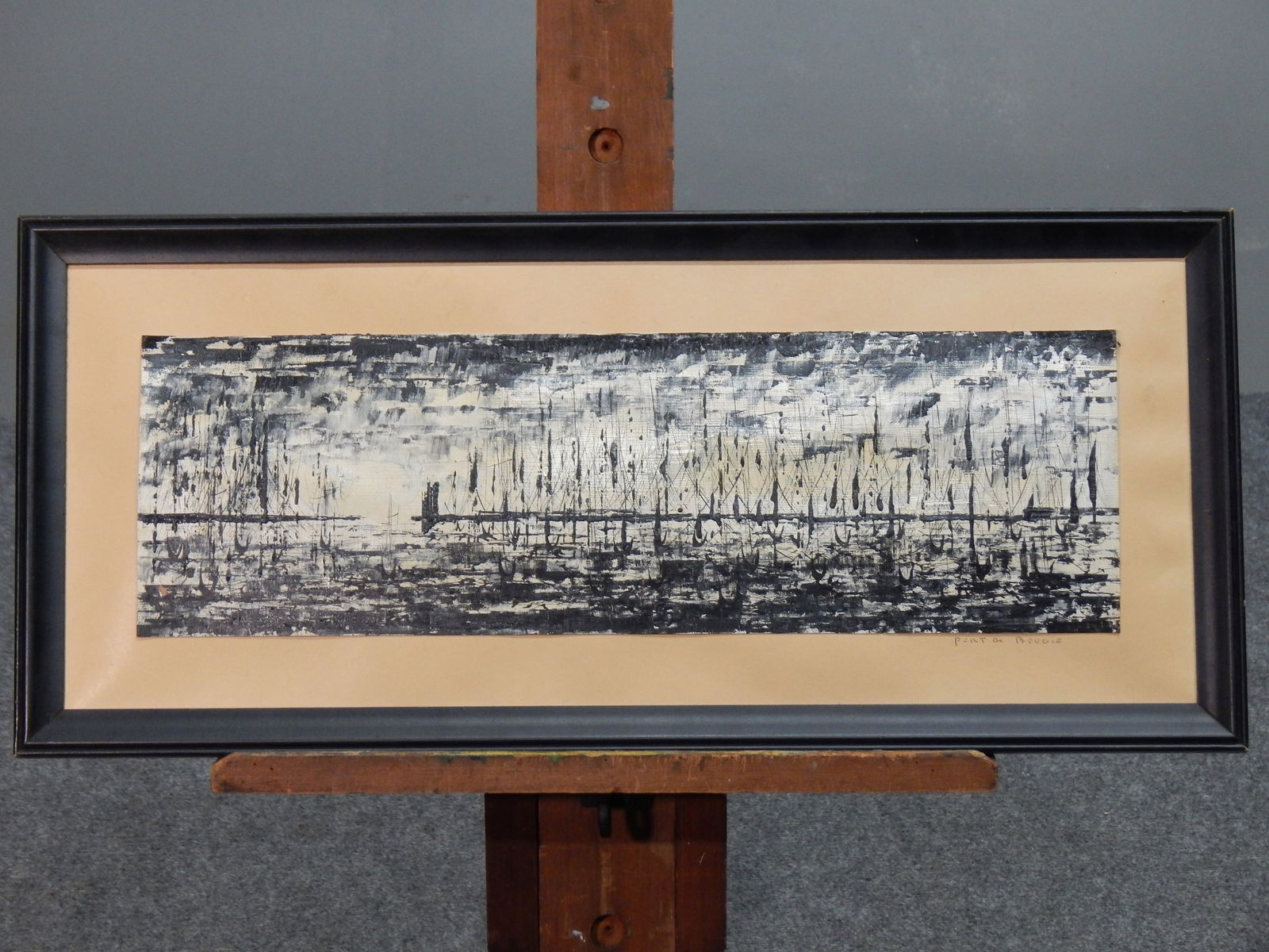 'Port de Bougie' Abstract Painting (1 of 6)