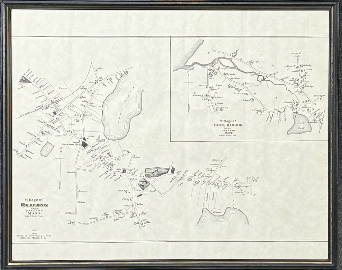 1880 Map of Orleans, Mass. (1 of 6)