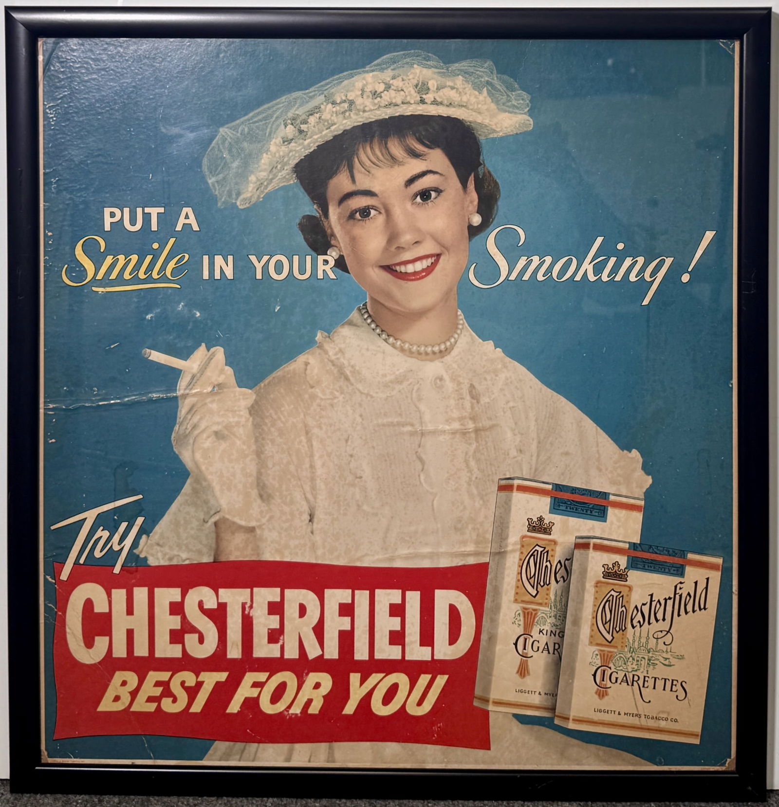 Vintage Chesterfield Cigarettes Advertisement Poster (1 of 6)