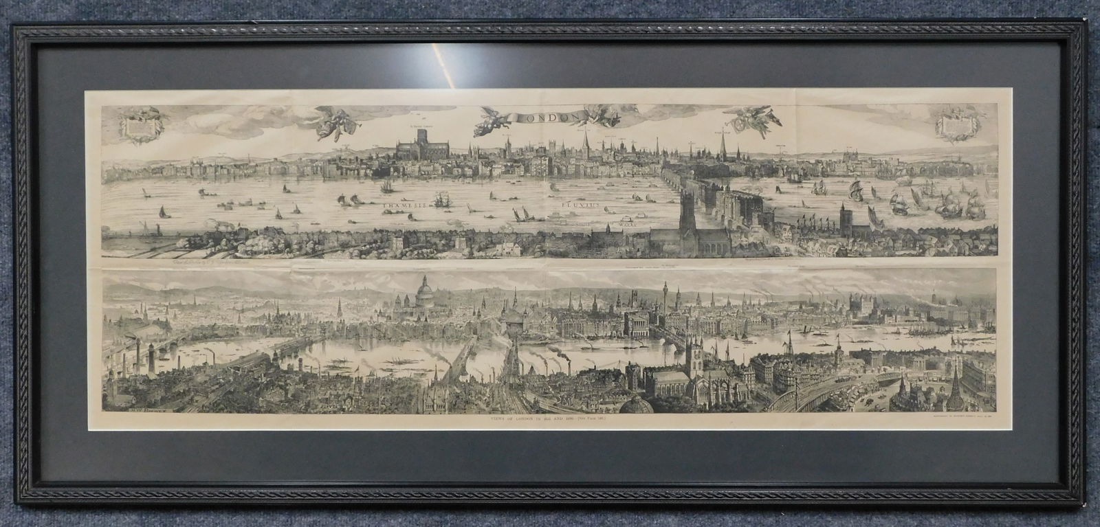 Views of London in 1616 and 1890 Harper's Weekly (1 of 4)