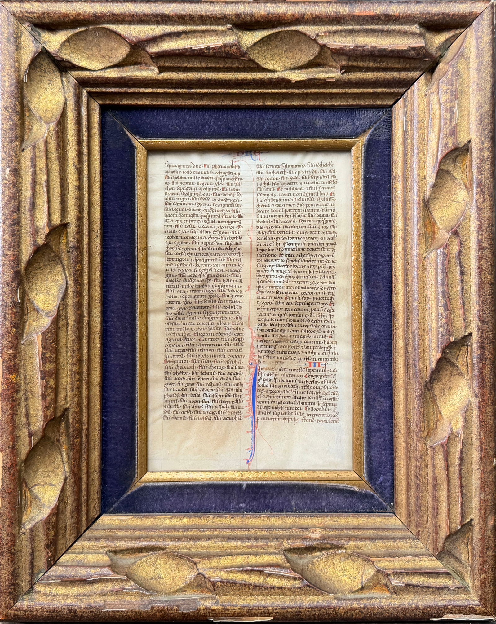 13th Century Manuscript Page (1 of 6)