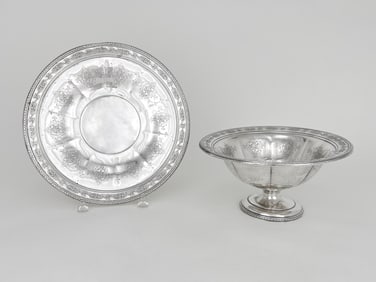 Towle Louis XIV Sterling Silver Compote & Dish