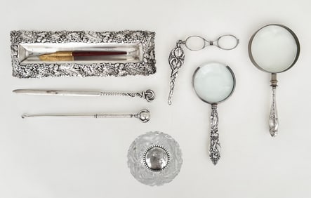 Sterling Silver Desk Accessories