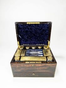 Antique Silver Gilt Dressing Case by Ortner & Houle