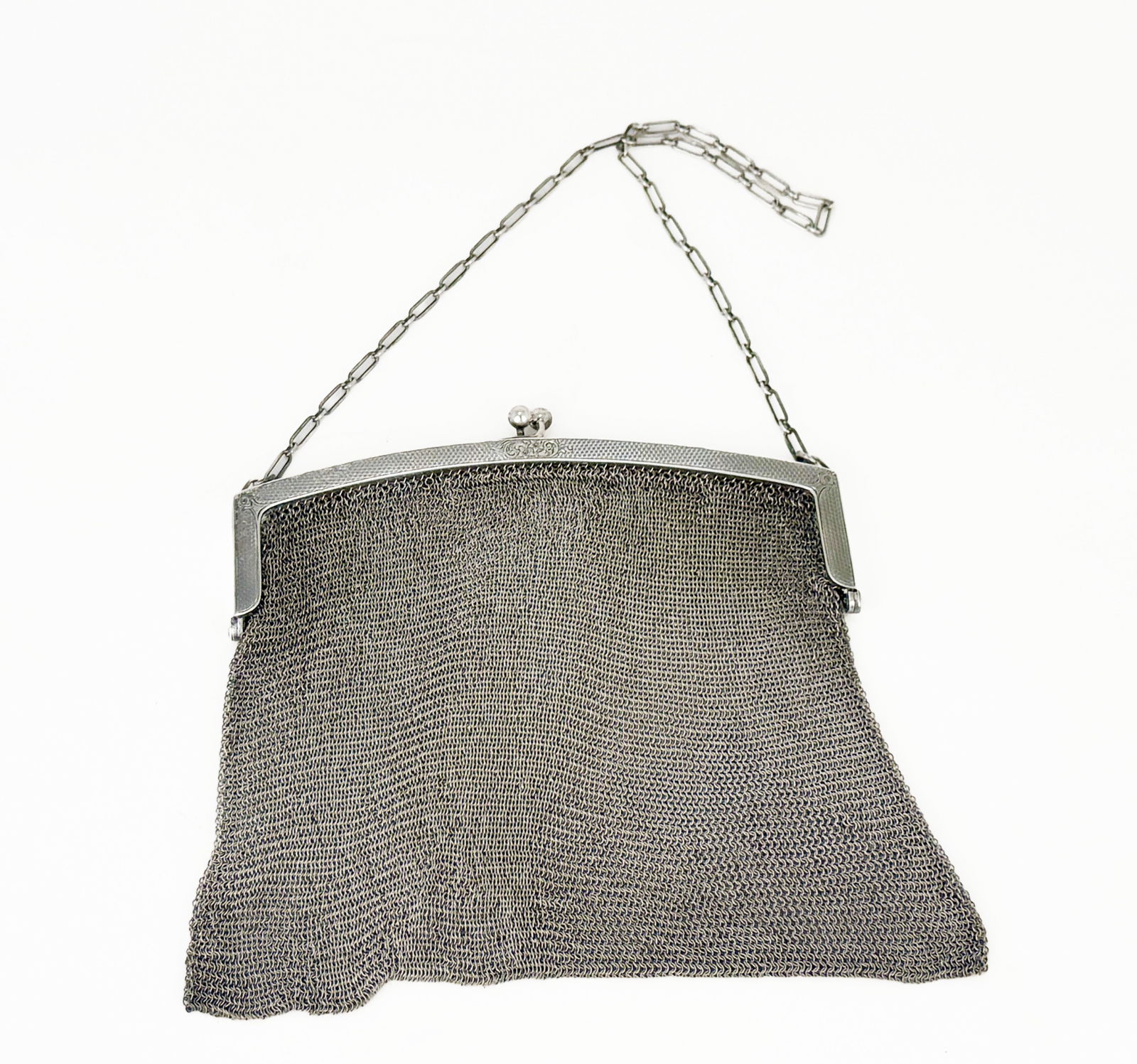 Lady's Sterling Silver Mesh Evening Purse (1 of 3)