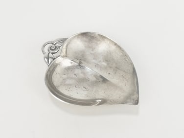 Tiffany Sterling Silver Leaf Form Dish
