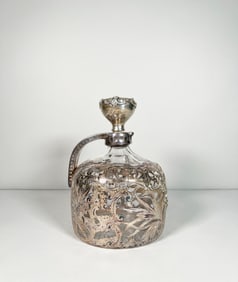 Gorham Sterling Silver Overlay Decanter