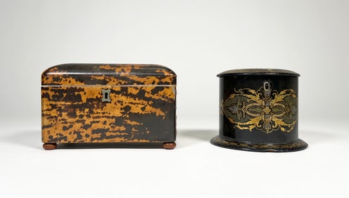 Two 19th Century English Tea Caddies