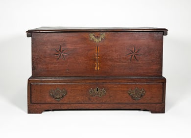 Early Inlaid Miniature Chest