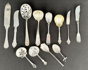 Collection of Silver Serving Utensils