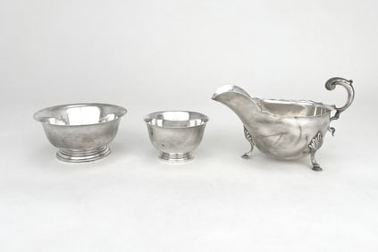Three Sterling Silver Objects