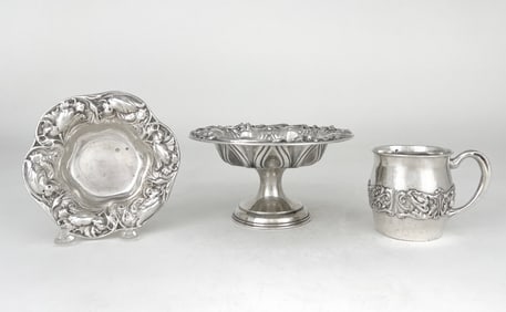 Three Sterling Silver Items