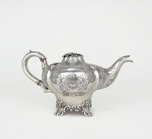 Victorian Sterling Silver Teapot, London