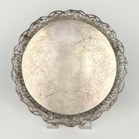 Silver Footed Salver