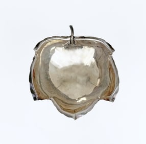Sciarrotta Sterling Silver Leaf Dish