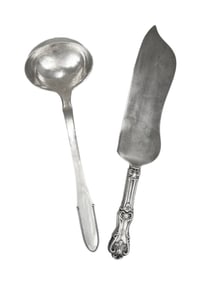 Sterling Silver Ladle and Cake Server