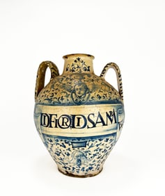 Italian Maiolica Pharmacy Jar