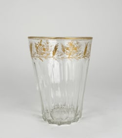 18th C. Blow Mold Flip Glass