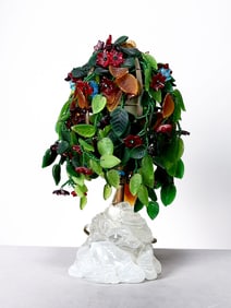 Glass Beaded Tree Lamp