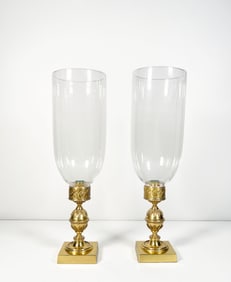 Pair of Regency Style Storm Lanterns