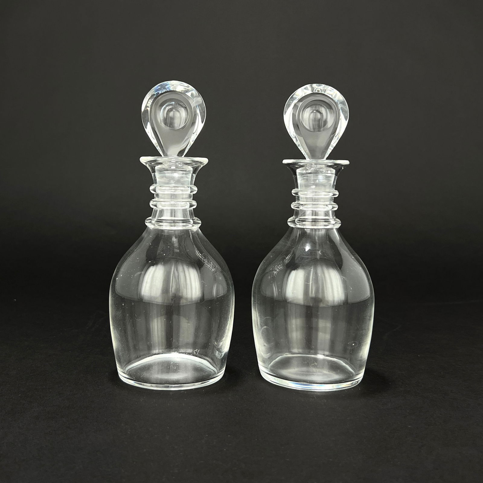 Pair of Steuben Crystal Decanters (1 of 3)