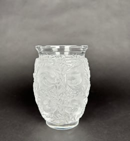 Lalique Bagatelle Crystal Vase