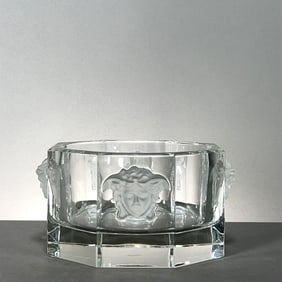 Versace Medusa Lumiere Crystal Bottle Coaster
