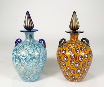 Gambaro & Poggi Murano Glass Decanters