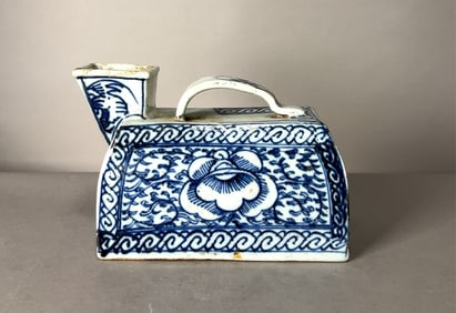 Chinese Blue and White Chamber Pot