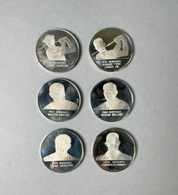Memorial Golf Tournament Silver Coins in Case