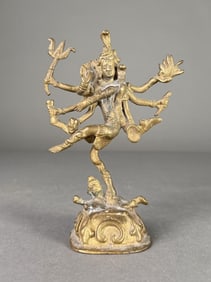 Indian Bronze Shiva Nataraja Figure