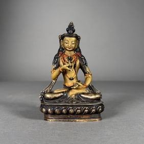 Gilt Bronze Tibetan Buddha Statue