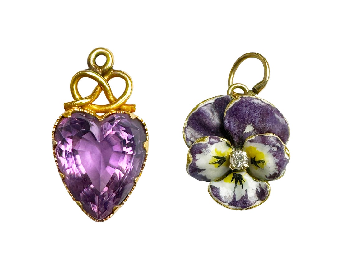 Two 14k Gold Pendants (1 of 2)