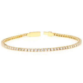 14k Diamond Tennis Bracelet, 2.5ctw