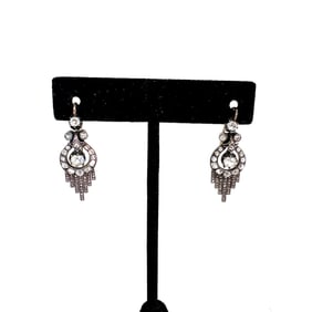William IV Diamond Drop Earrings