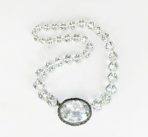 Art Deco Rock Crystal Necklace