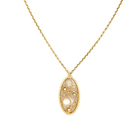 Roberto Coin 18k Gold Diamond Bollicine Necklace