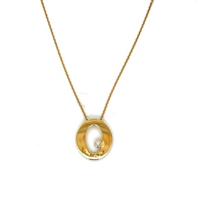 Roberto Coin 18k Gold Pendant Necklace with Diamond Accent