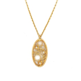 Roberto Coin 18k Gold Diamond Bollicine Pendant Necklace