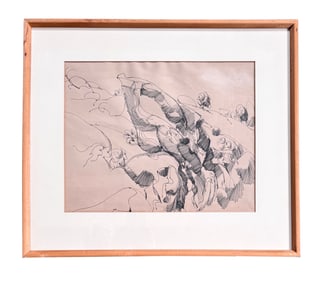 Pen and Ink Drawing by Richard Boyce