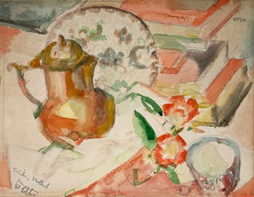 Still Life Watercolor by Henry Botkin