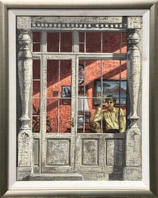 Oil on Canvas, 'Vignettes #II' by Jack Frankfurter