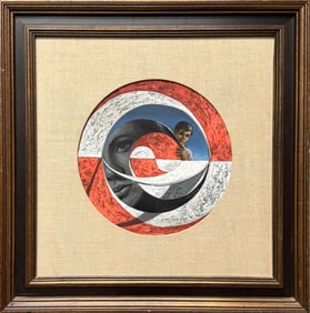 Oil painting, 'Studio Circolare' by Jack Frankfurter