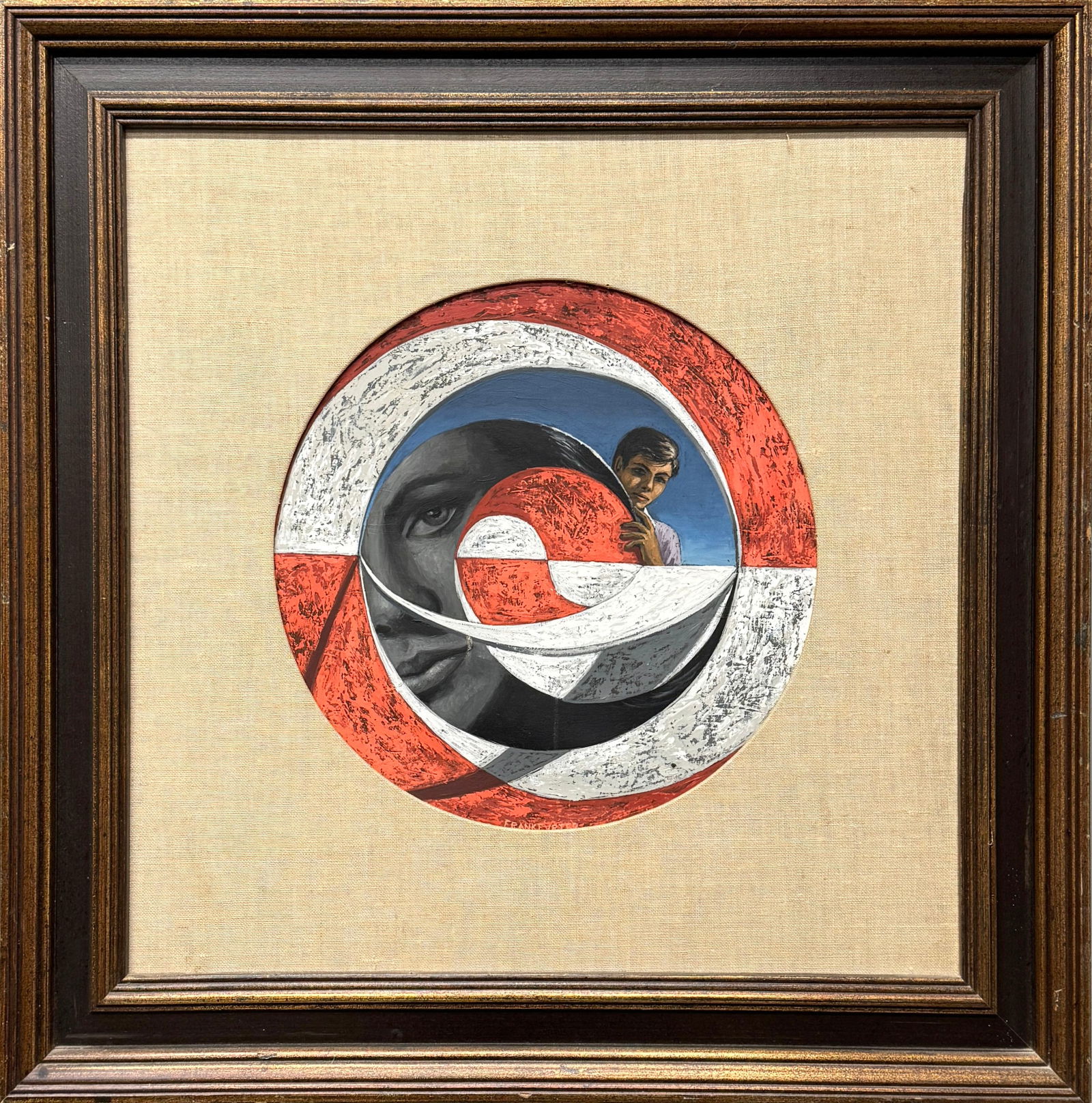 Oil painting, 'Studio Circolare' by Jack Frankfurter (1 of 5)