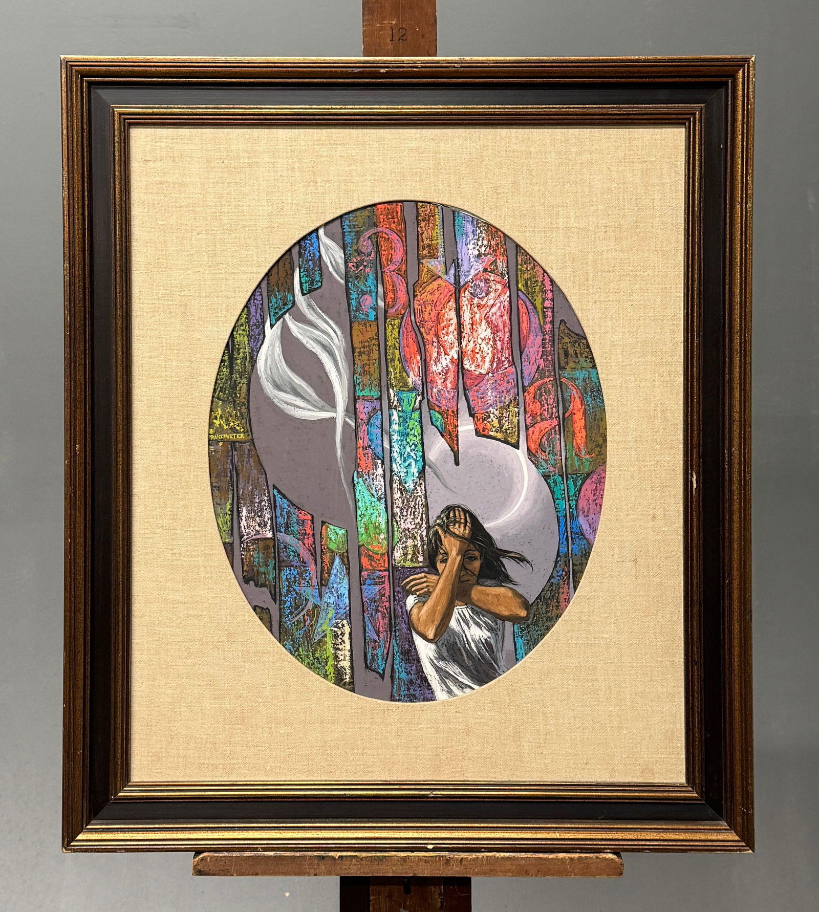 Oil Painting, 'La Notte' by Jack Frankfurter (1 of 7)