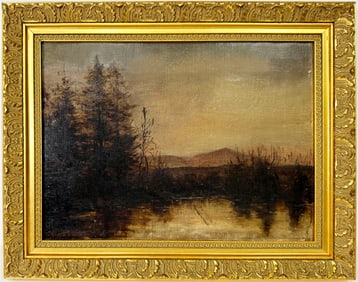 Oil on Canvas Painting by William Preston Phelps, Morning Light